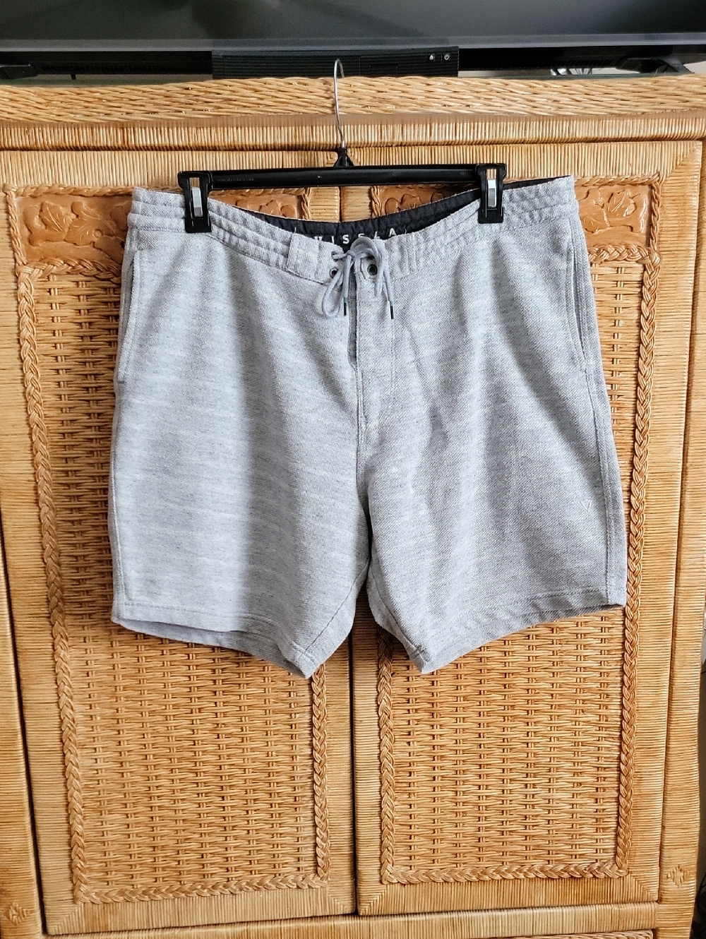 VISSLA Light Gray Men's Knit Board Shorts